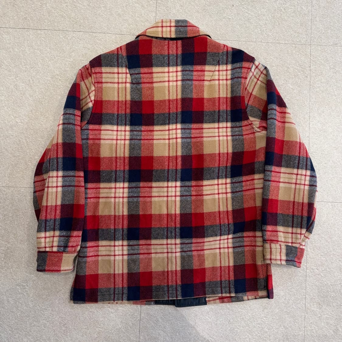 60s 펜들턴 울 체크 셔츠 자켓 상품이미지8