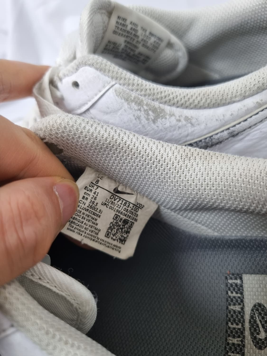 260 나이키 에어포스 1 07 힙합 50주년 스모크 그레이 상품이미지7