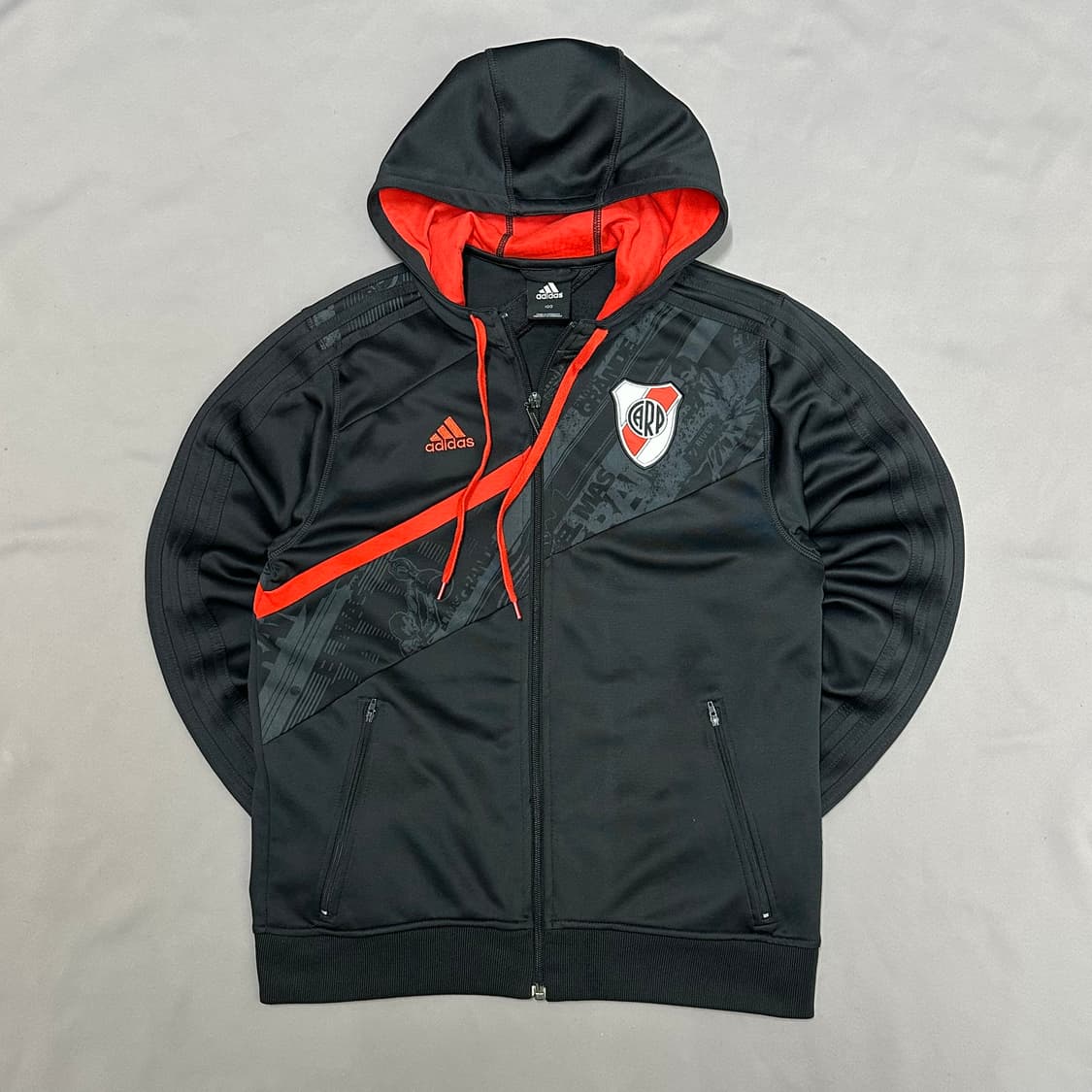 아디다스 레어템 리버플레이트 빈티지 후드집업 100 상품이미지2