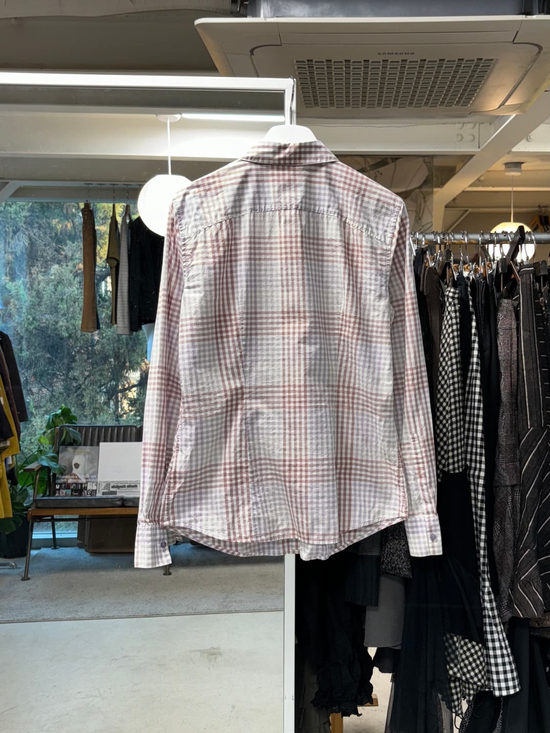 브룩스 브라더스 깅엄 체크 셔츠 상품이미지2