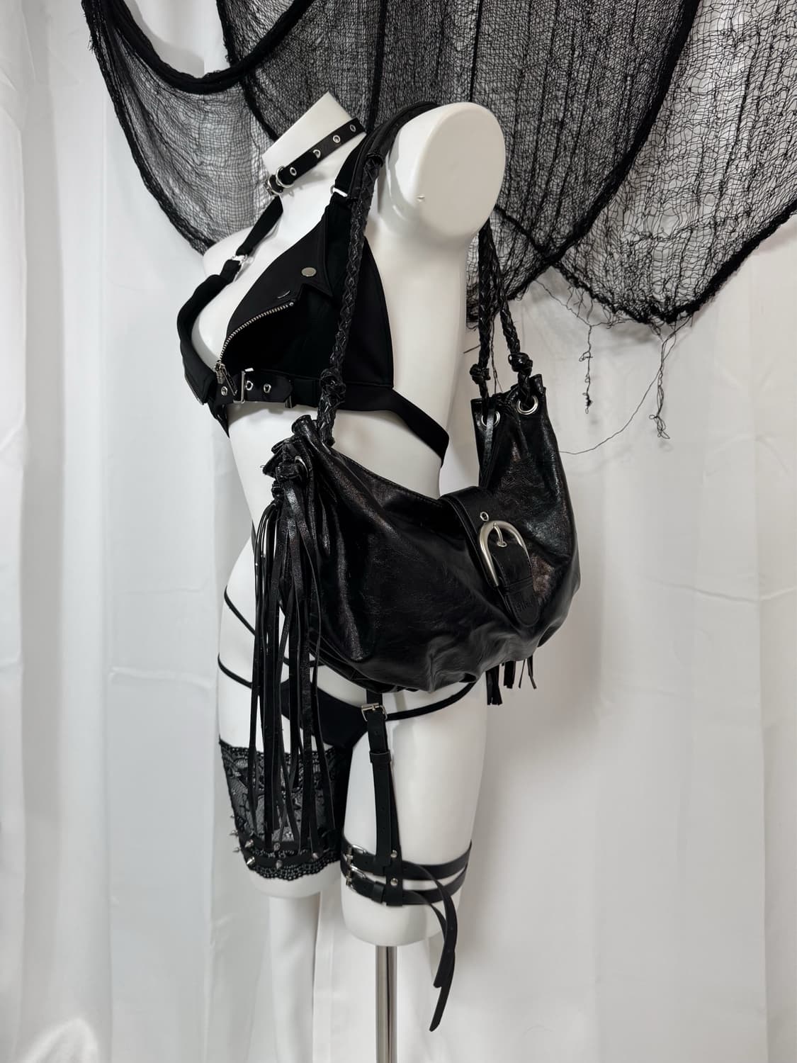 euct belt shirred tassel bag 상품이미지1