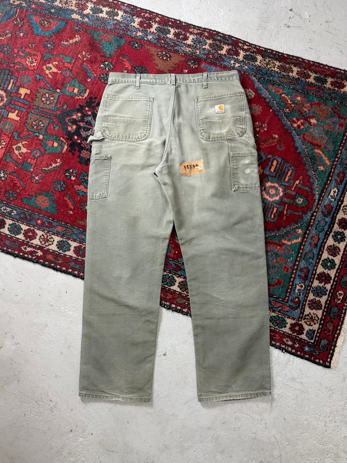 OG USA Made 칼하트 더블니 모스그린 칼하트 B01 MOS 썩블니 상품이미지4