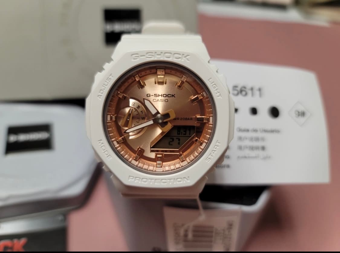 G-SHOCK GMA-S2100MD-7ADR 화이트 로즈골드 상품이미지2