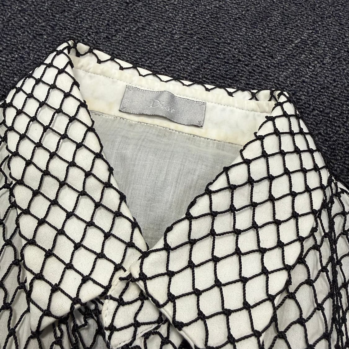 디올옴므 04s 그물 반팔 셔츠 상품이미지10