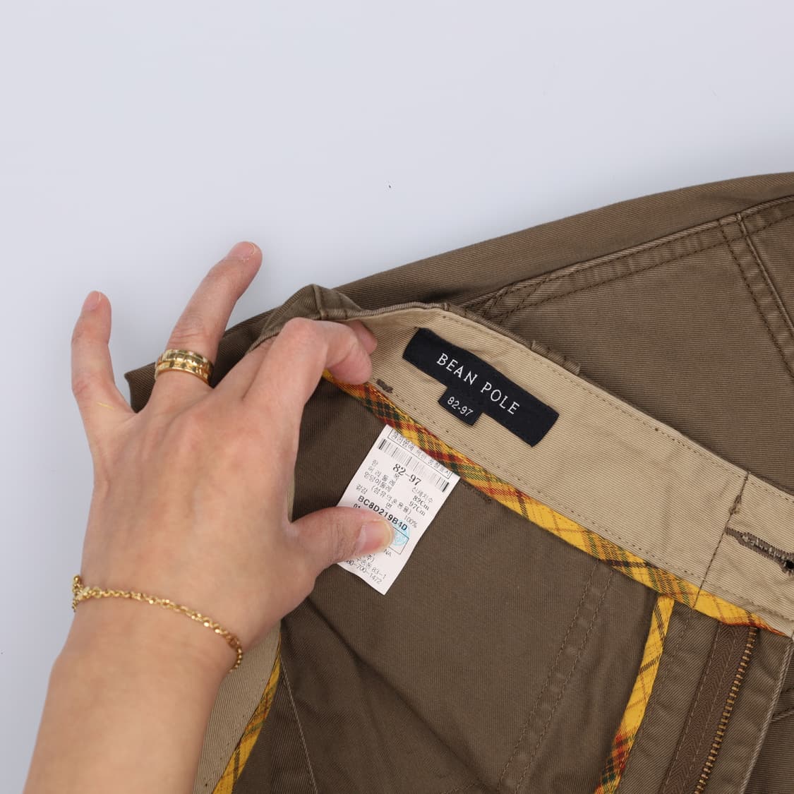 82-97 빈폴 와이드 코튼 팬츠 0324H1 상품이미지4