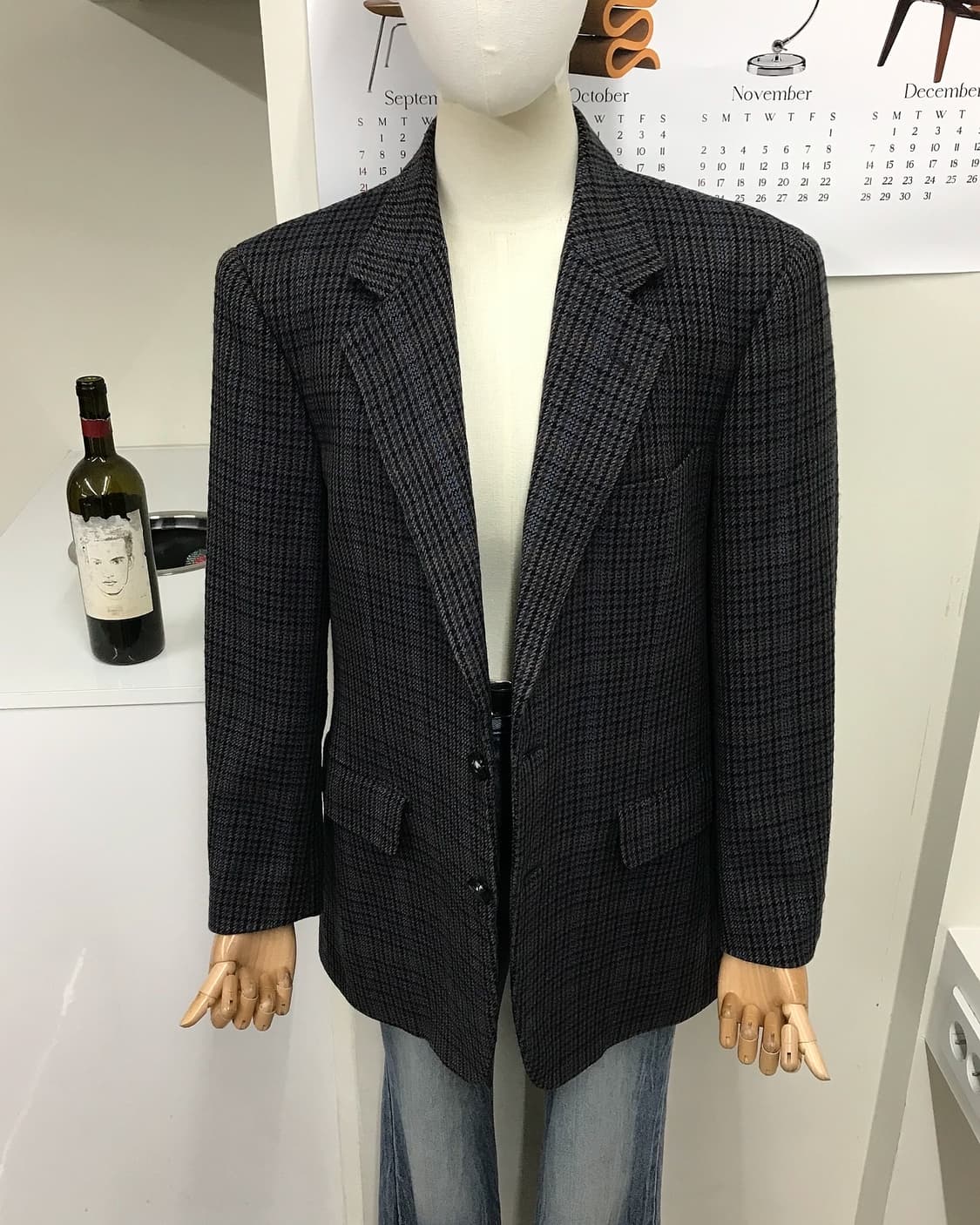 버버리 캐시미어 체크 블레이저 자켓 상품이미지7