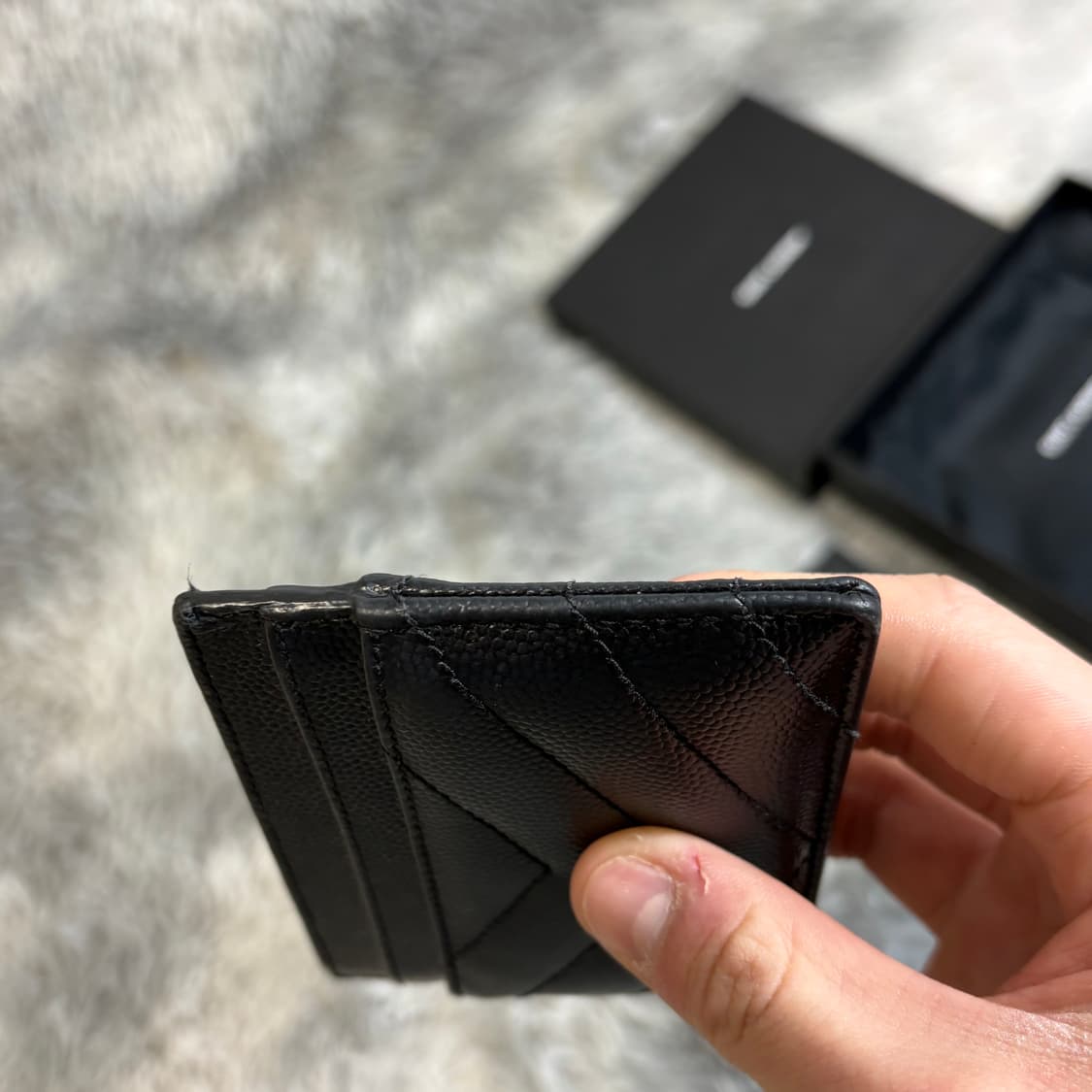 *풀구성품* 입생로랑 마틀라세 카드지갑 금장 상품이미지4