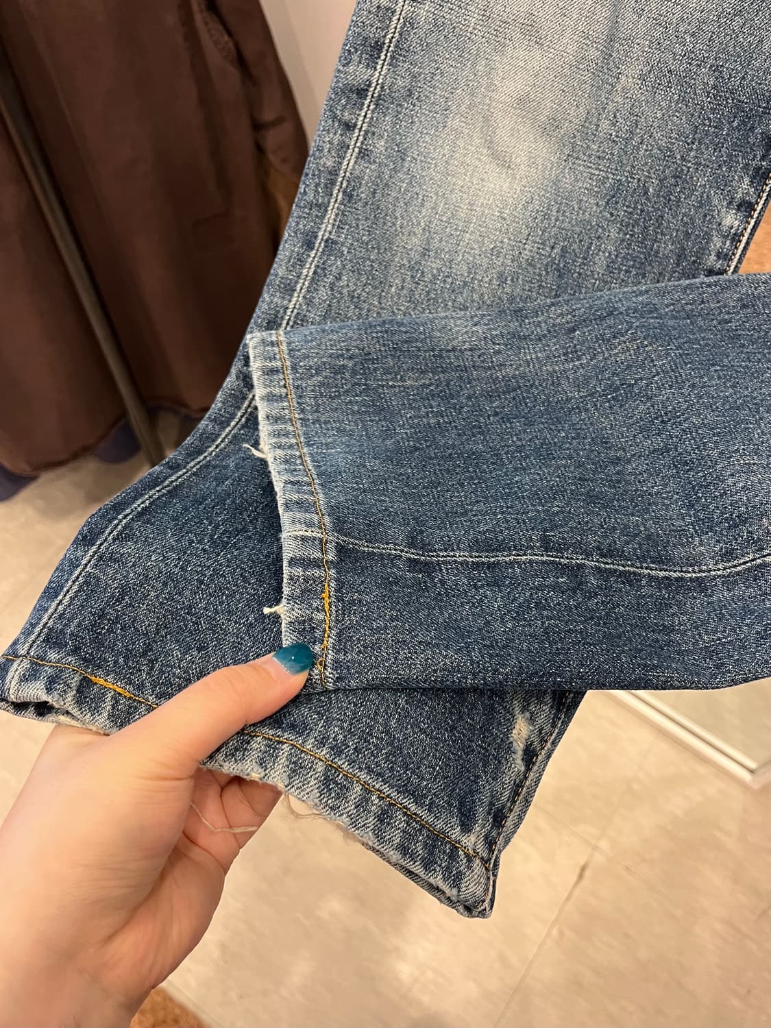 90s Levis 리바이스 502xx 셀비지 데님 팬츠 (Japan) 상품이미지8