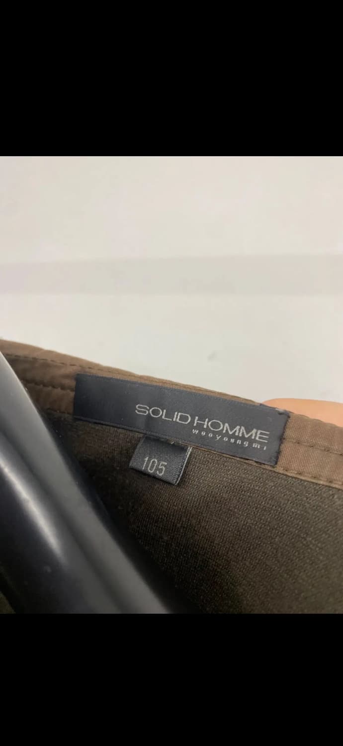 솔리드옴므 00s 하이넥 엘보 패치 집업 후드 후디 점퍼 상품이미지5