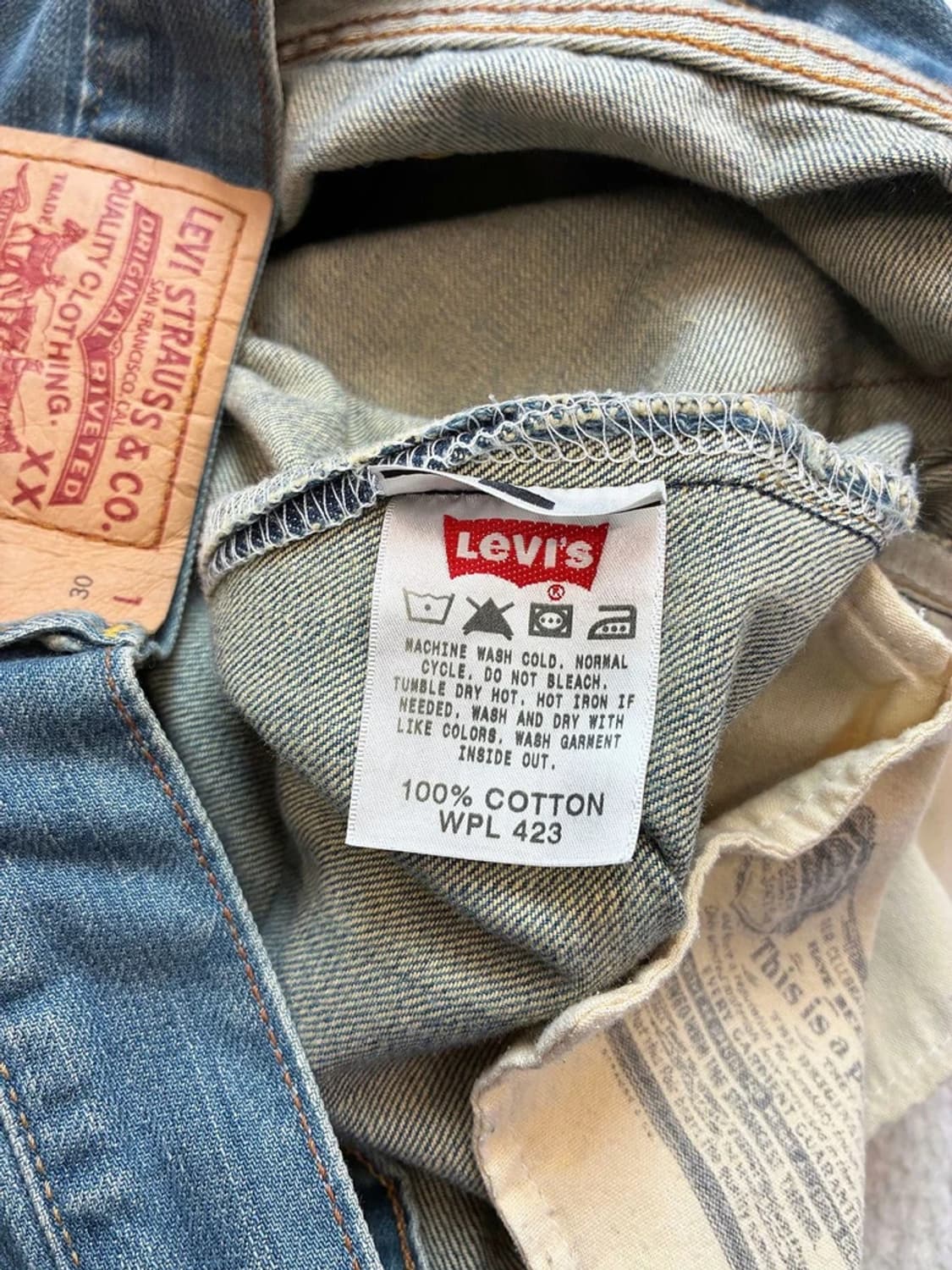 리바이스 00s 501 스트레이트 데님 팬츠 PN6194 상품이미지10