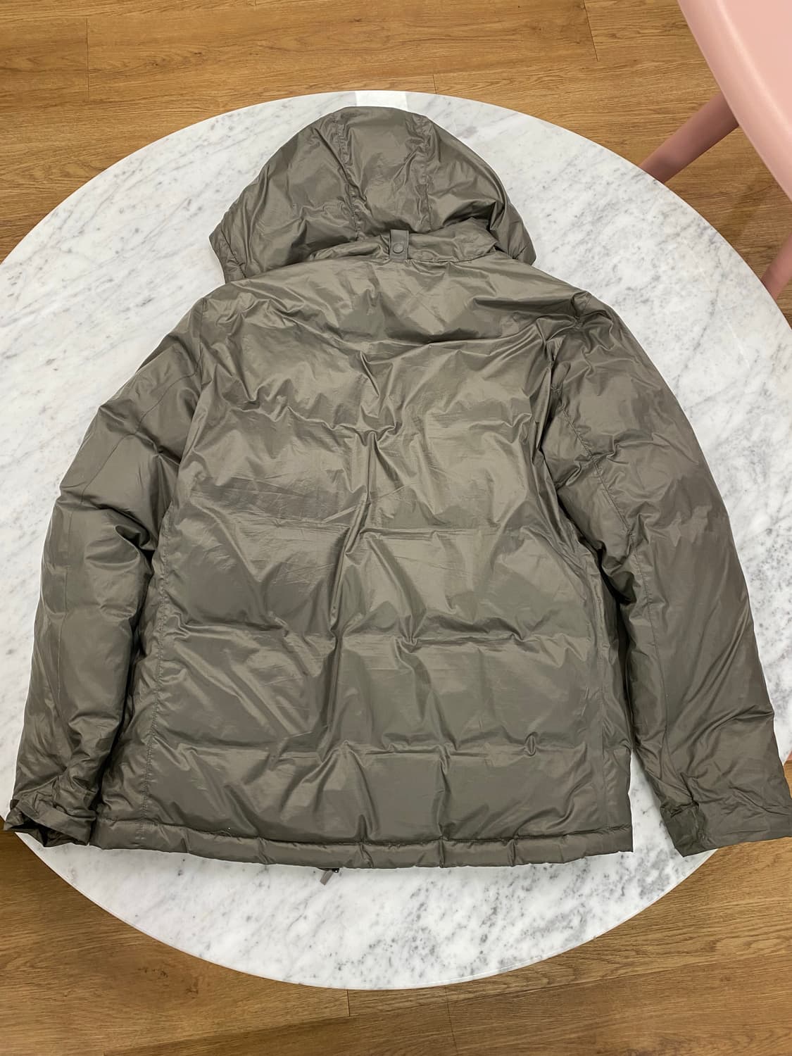 만다리나덕 라이트 다운 후드 패딩 점퍼 L 상품이미지6