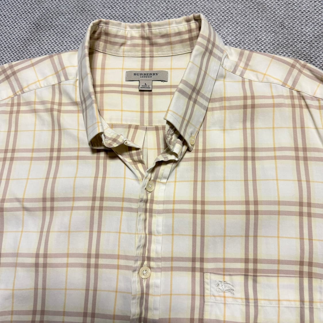버버리 런던 코튼 체크 셔츠 상품이미지2
