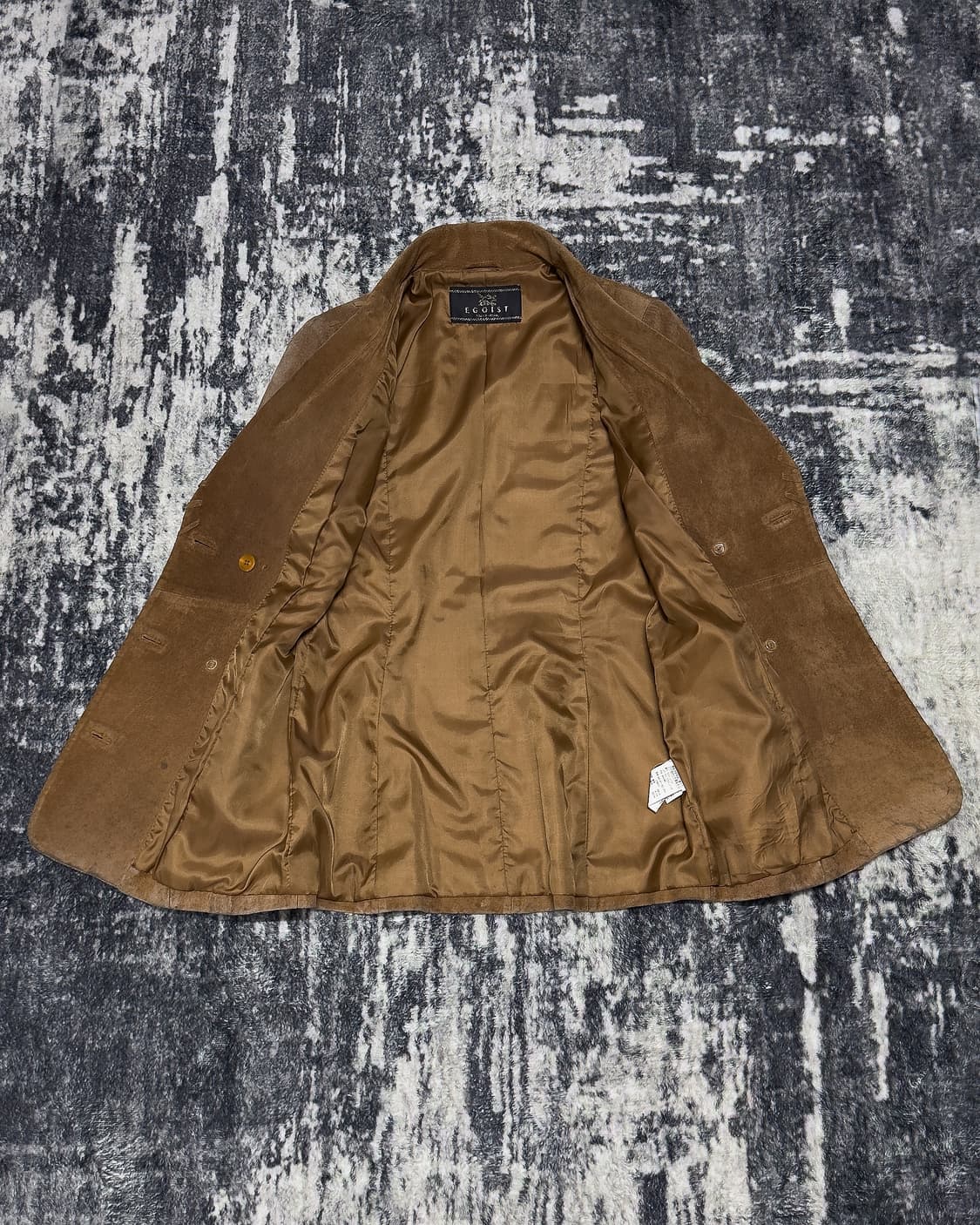 {EGOIST} Pig Suede Leather Double Jacket 상품이미지5