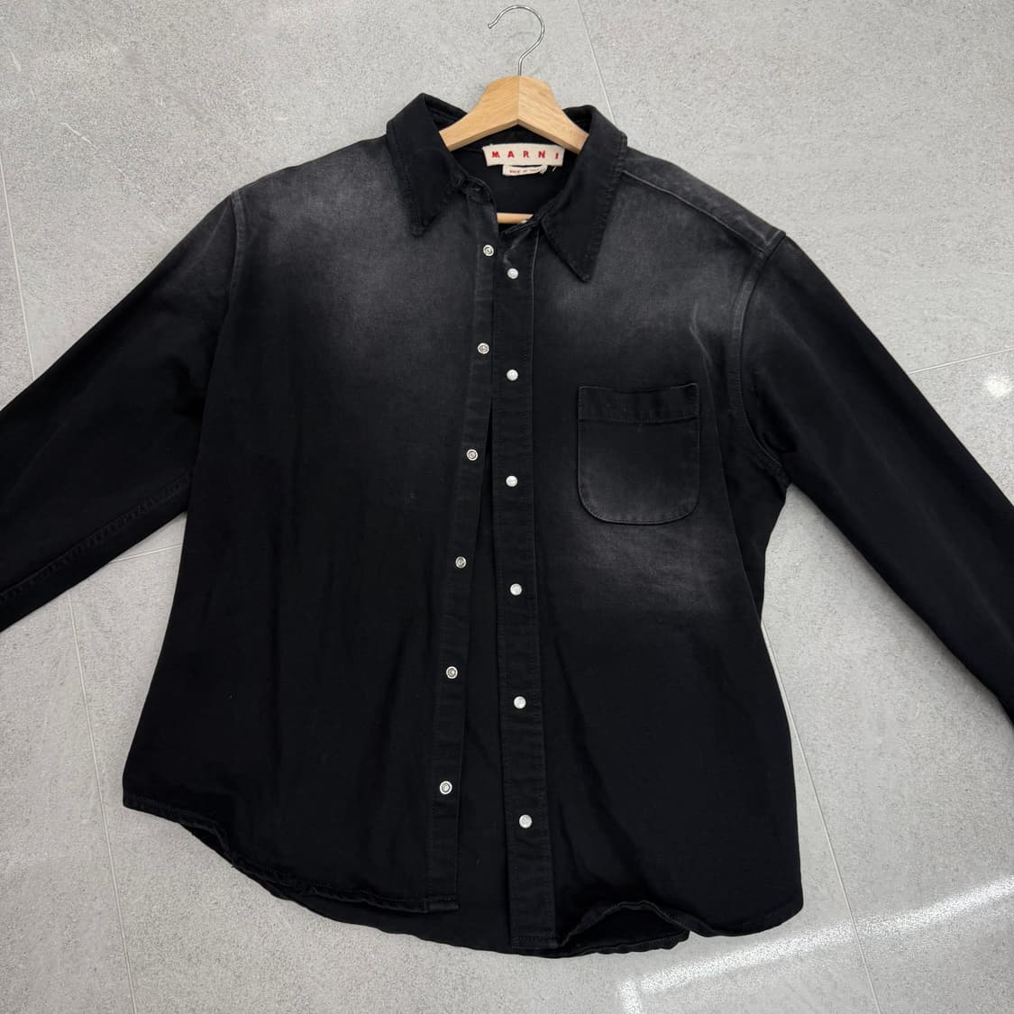 마르니 블랙데님 워싱 자켓 상품이미지1