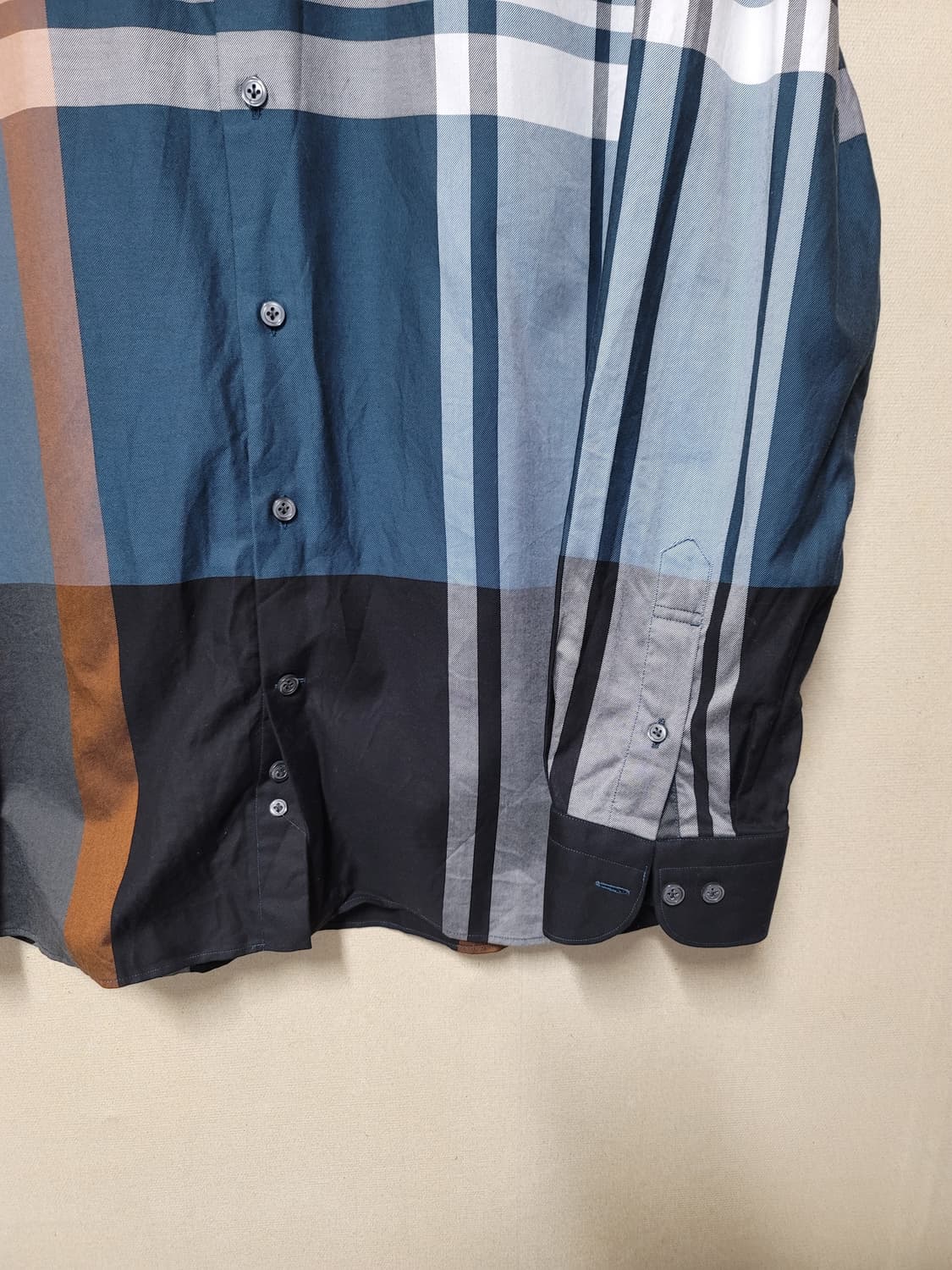 닥스 블루 체크셔츠 상품이미지3