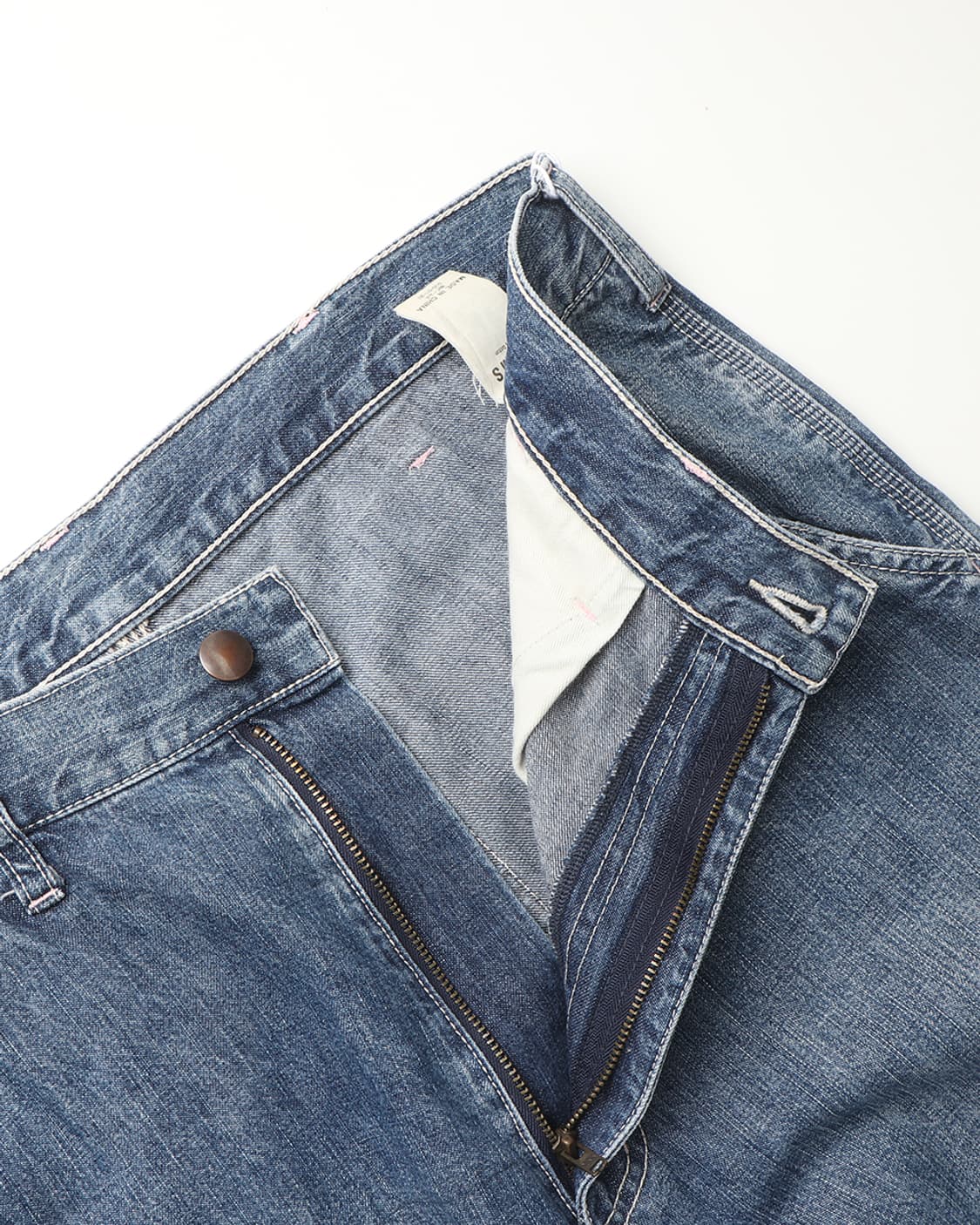 빔즈 BEAMS Repaired Denim Painted Pants 상품이미지9