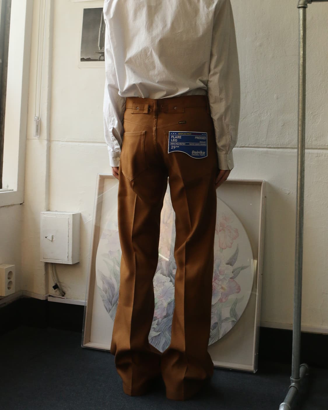 다이리쿠 브라운 부츠컷 트라우저 상품이미지2