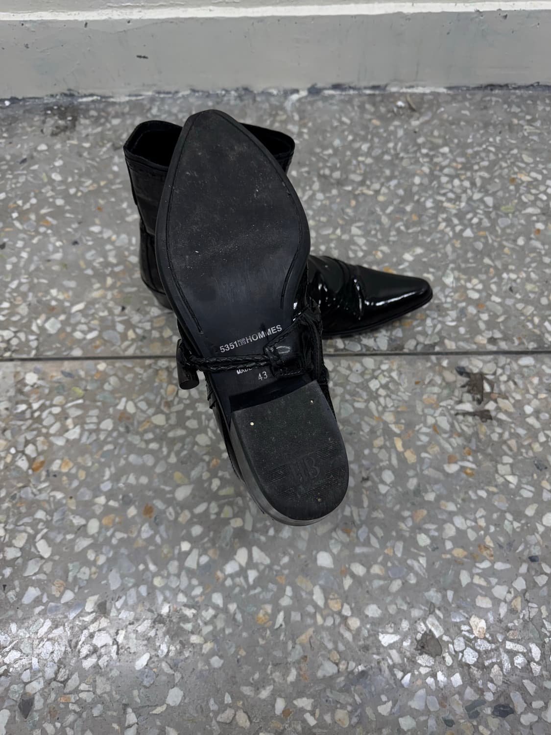 5351 pour les homme leather ankle boots 상품이미지6