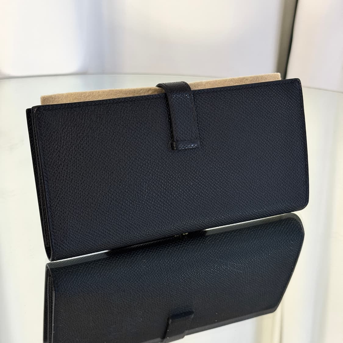 [정품] 에르메스 베안 장지갑 앱송 & 골드  상품이미지3