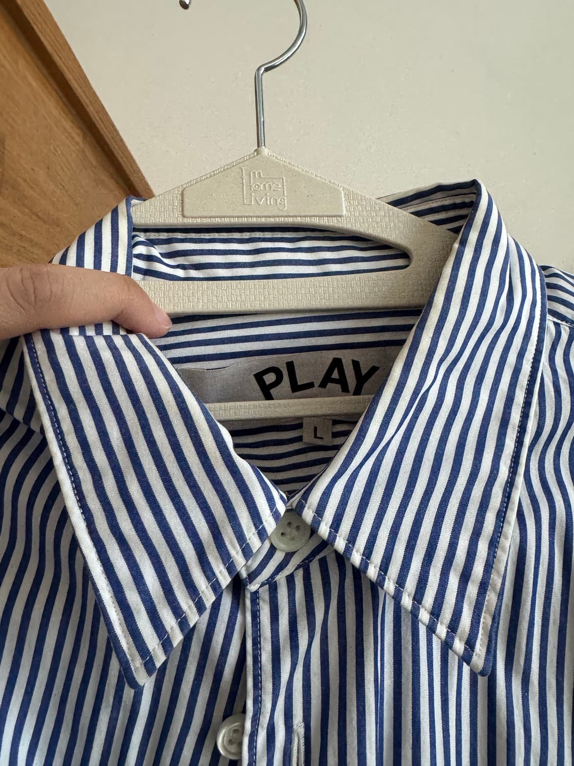 꼼데가르송 스트라이프 셔츠 L 상품이미지4