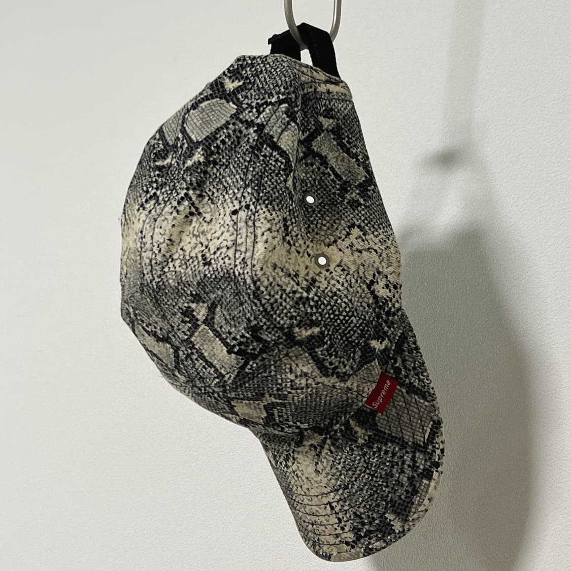 슈프림 2001 뱀피 5패널 캠프캡 그레이 상품이미지3