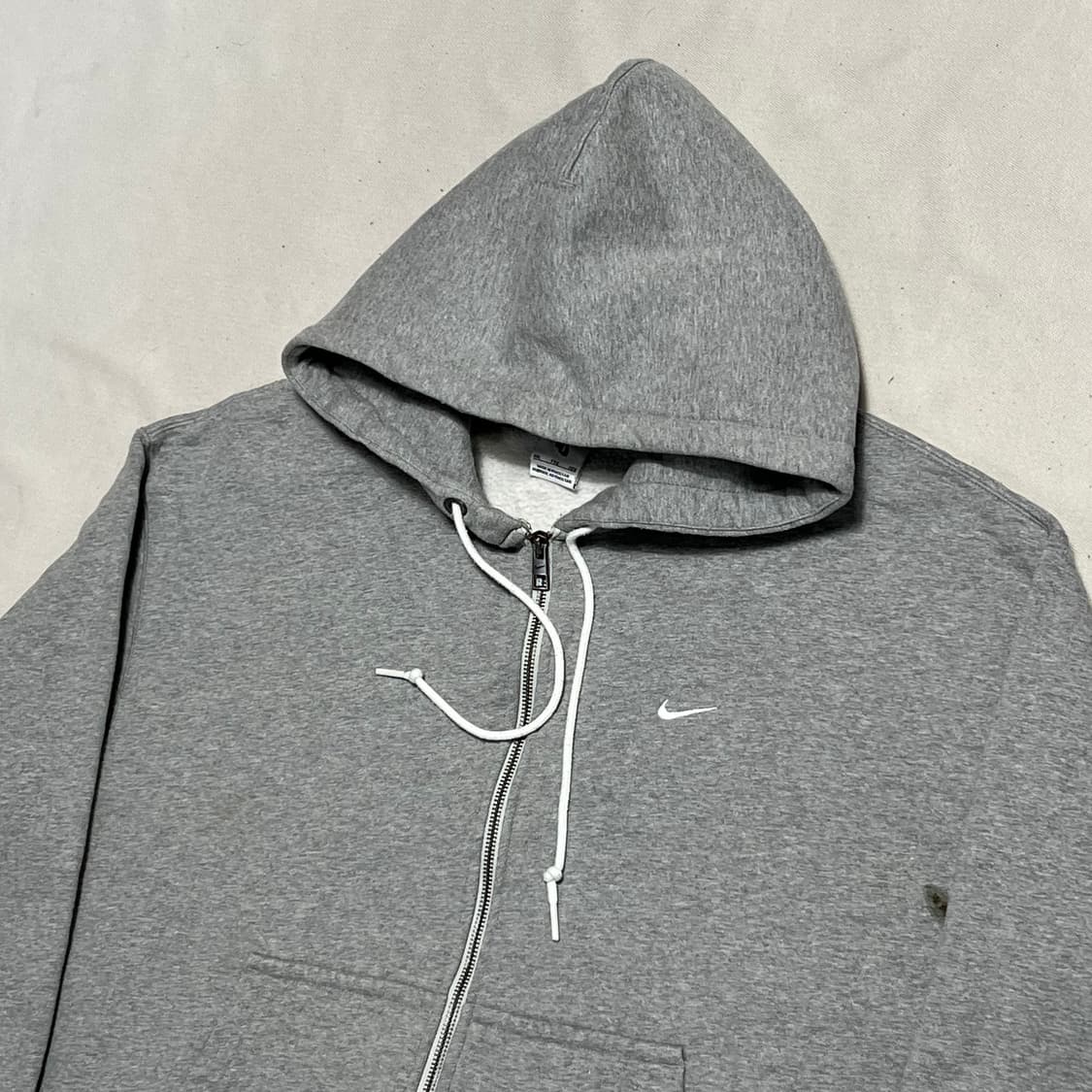 XXL 나이키 그레이 후드 집업 상품이미지1