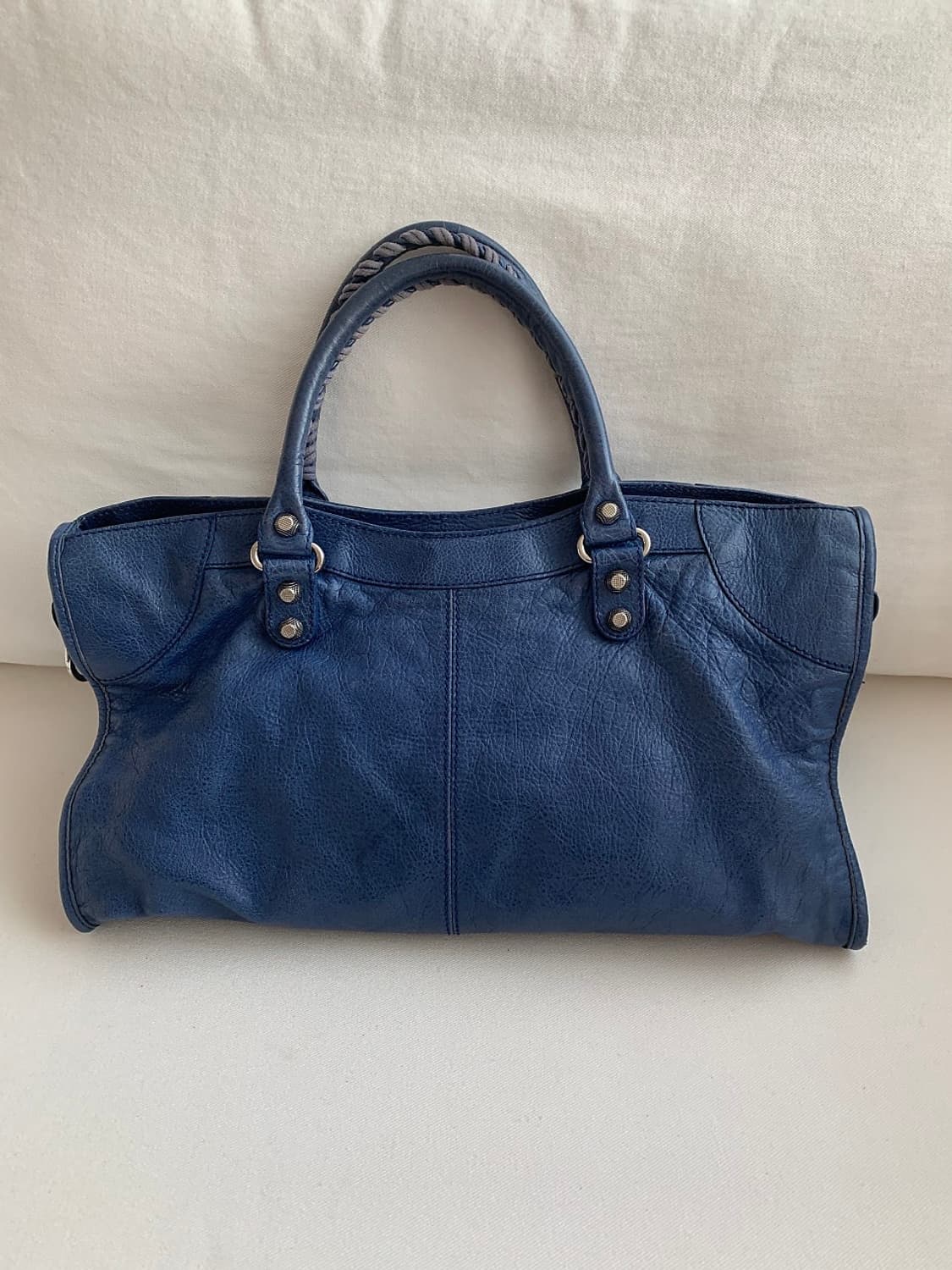 발렌시아가 자이언트 모터백 블루 상품이미지2