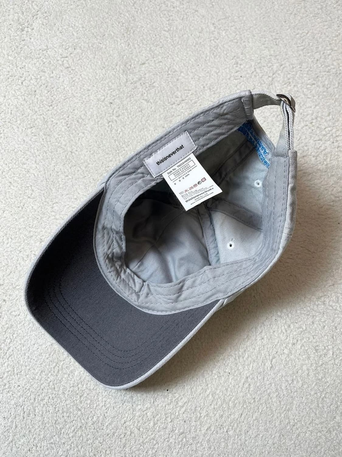 디스이즈네버댓 자수 로고 볼캡 A1847 상품이미지6
