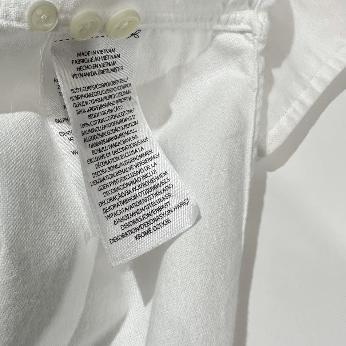 폴로 신형 멀티포니 화이트 셔츠 상품이미지5