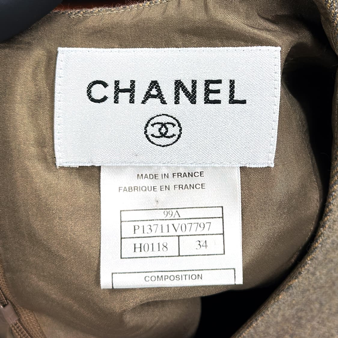 샤넬 100% 캐시미어 원피스 34사이즈 상품이미지8