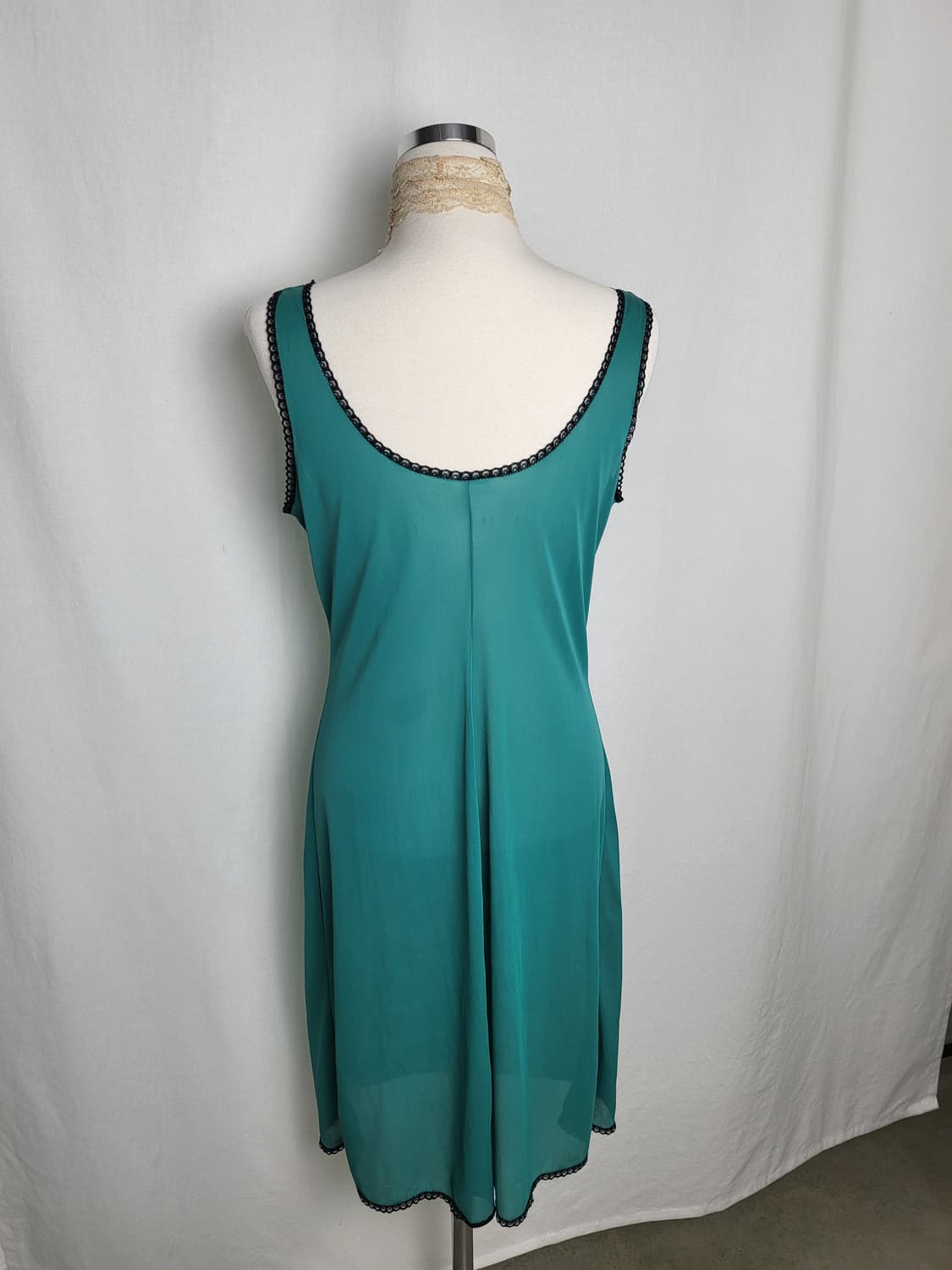 빈티지 포레스트 그린 드레스 상품이미지4