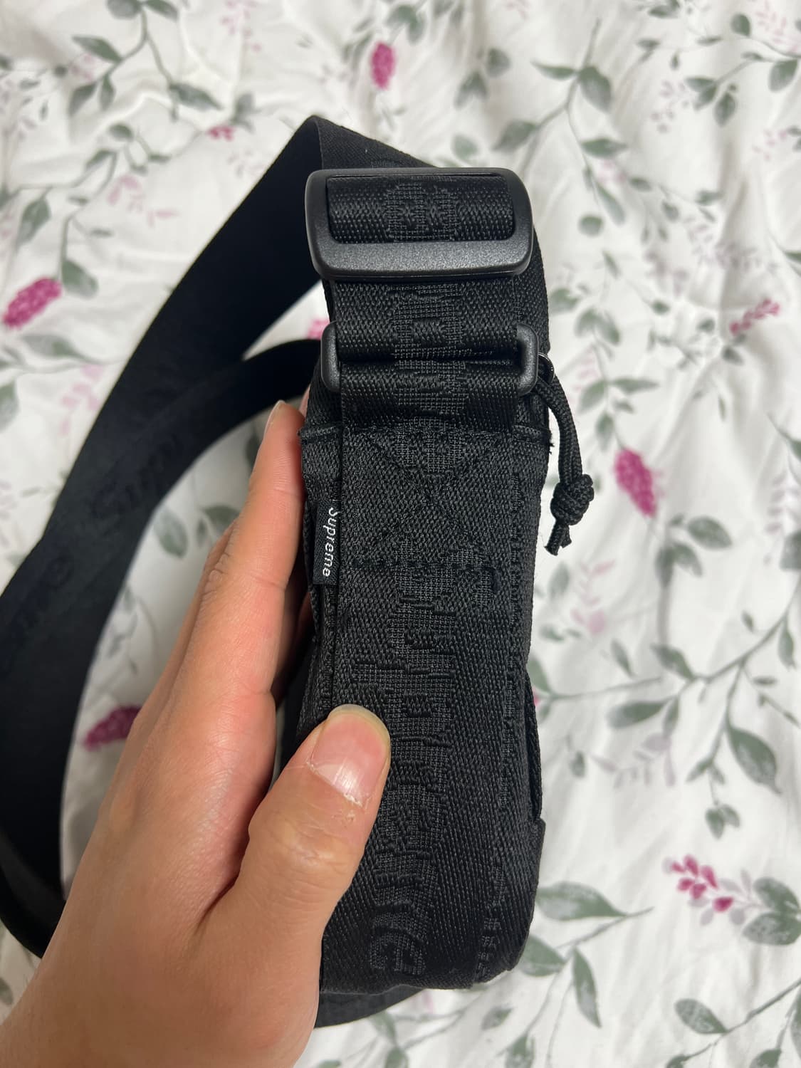 슈프림 우븐 숄더백 블랙 상품이미지2