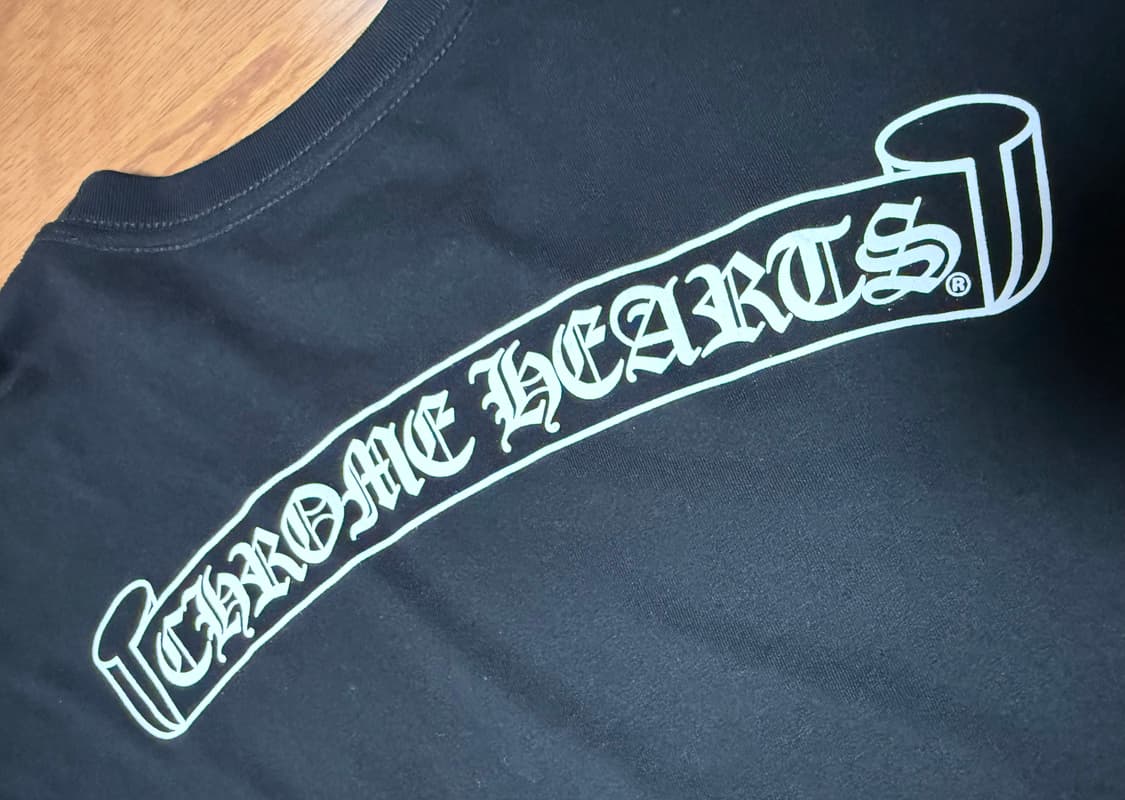 [XL]크롬하츠 스크롤 로고 롱슬리브 상품이미지3