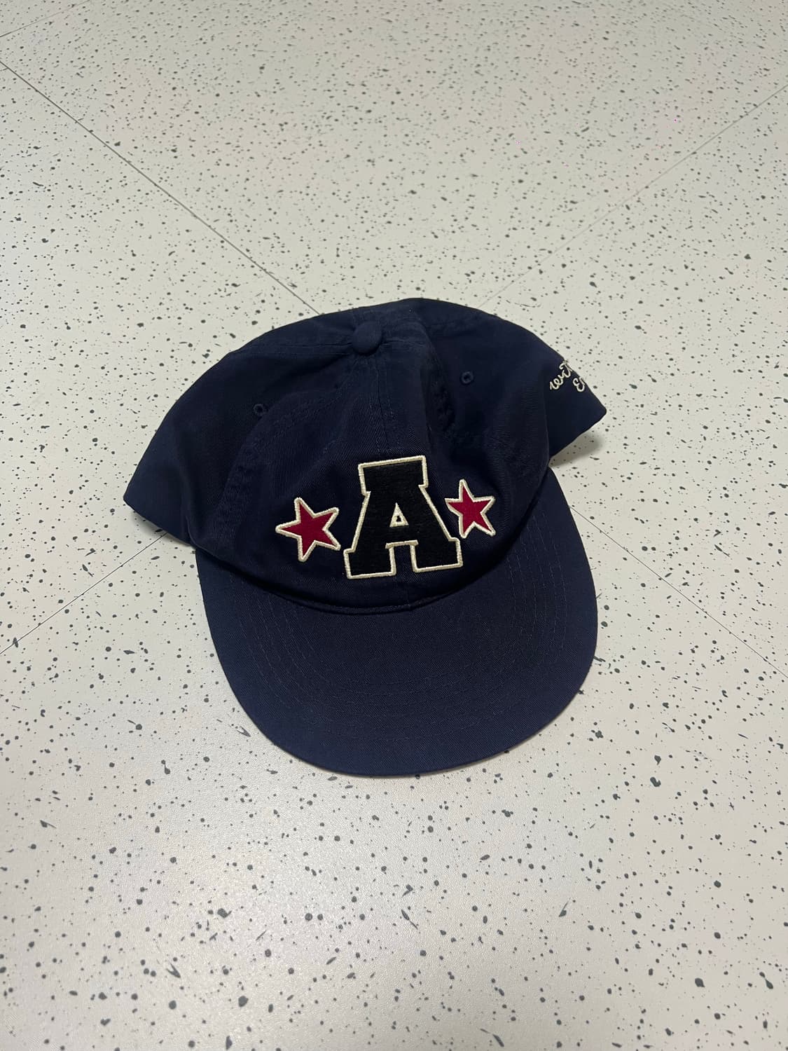 aeae washed capital logo cap 네이비 상품이미지2