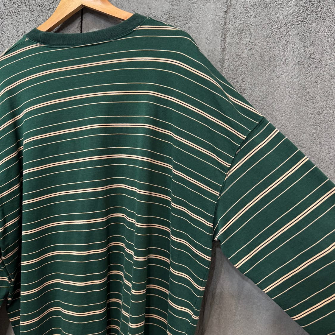오버사이즈 스트라이프 롱슬리브 티셔츠 (2XL)   상품이미지4