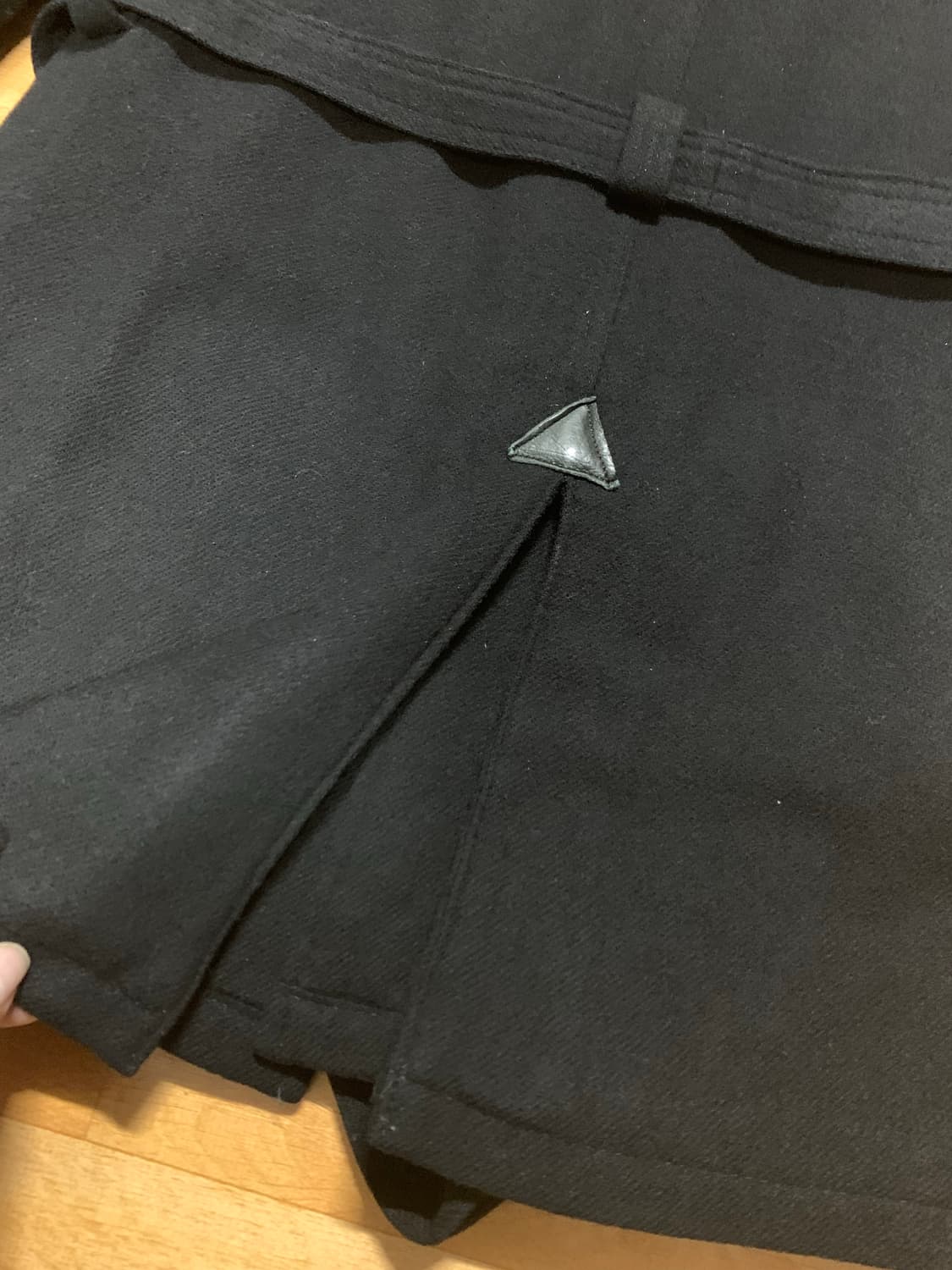 SUNDAY WORKS 선데이 워크 엔지니어드 코트(울/디테일-레더) 상품이미지9