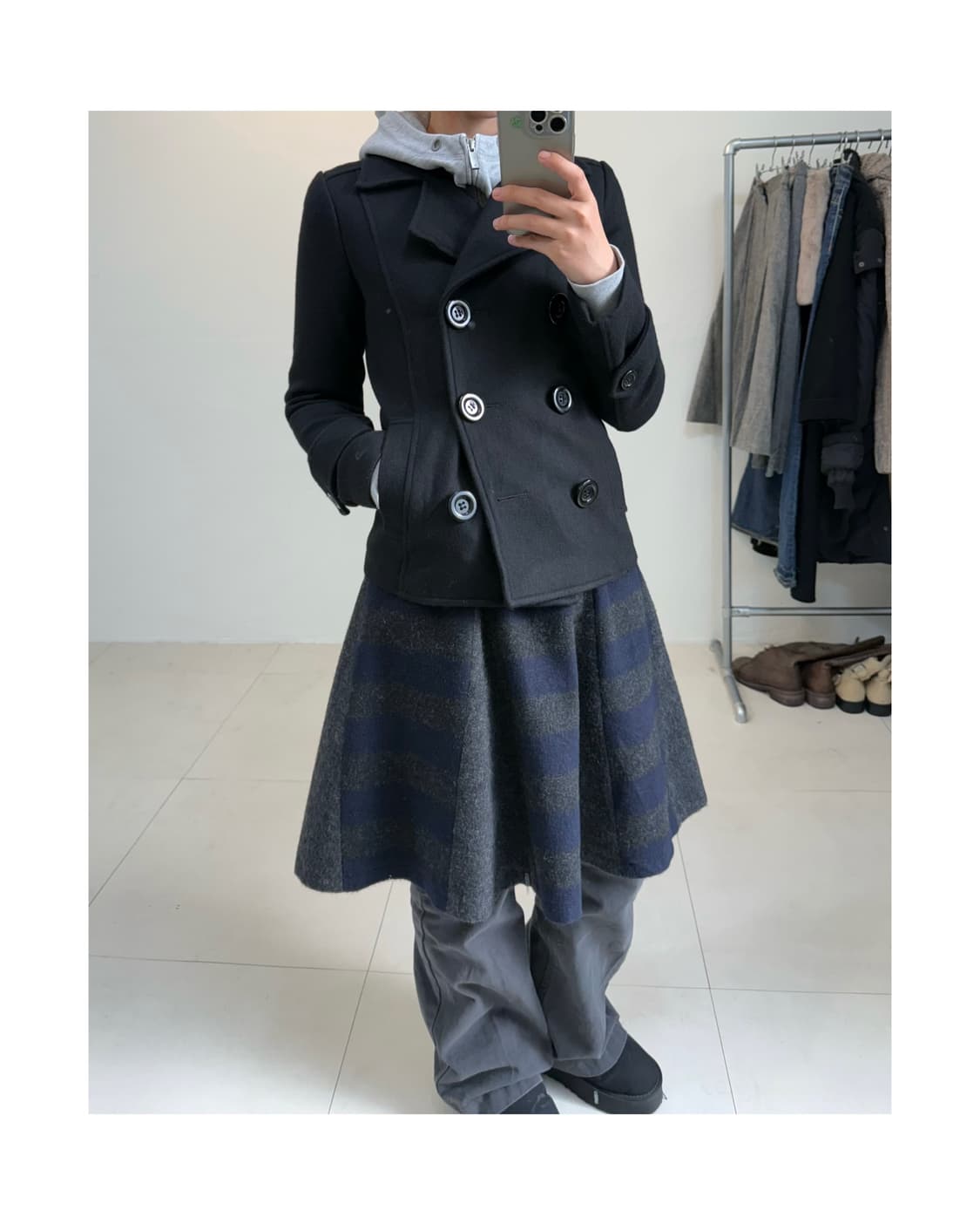 Azul by moussy 울 자켓 상품이미지3