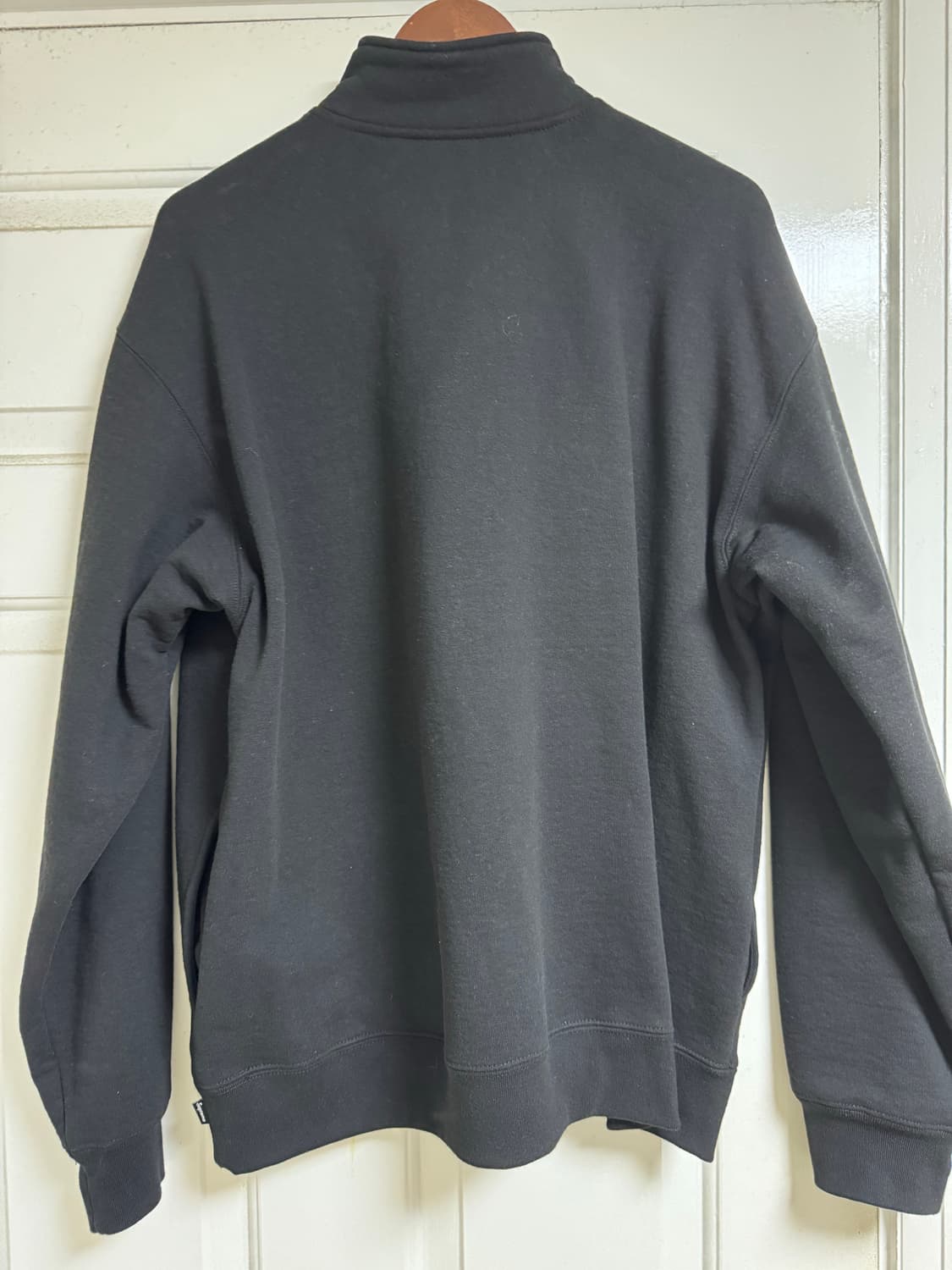 [M] 슈프림 컬리지에이트 하프 집 풀오버 블랙 상품이미지2