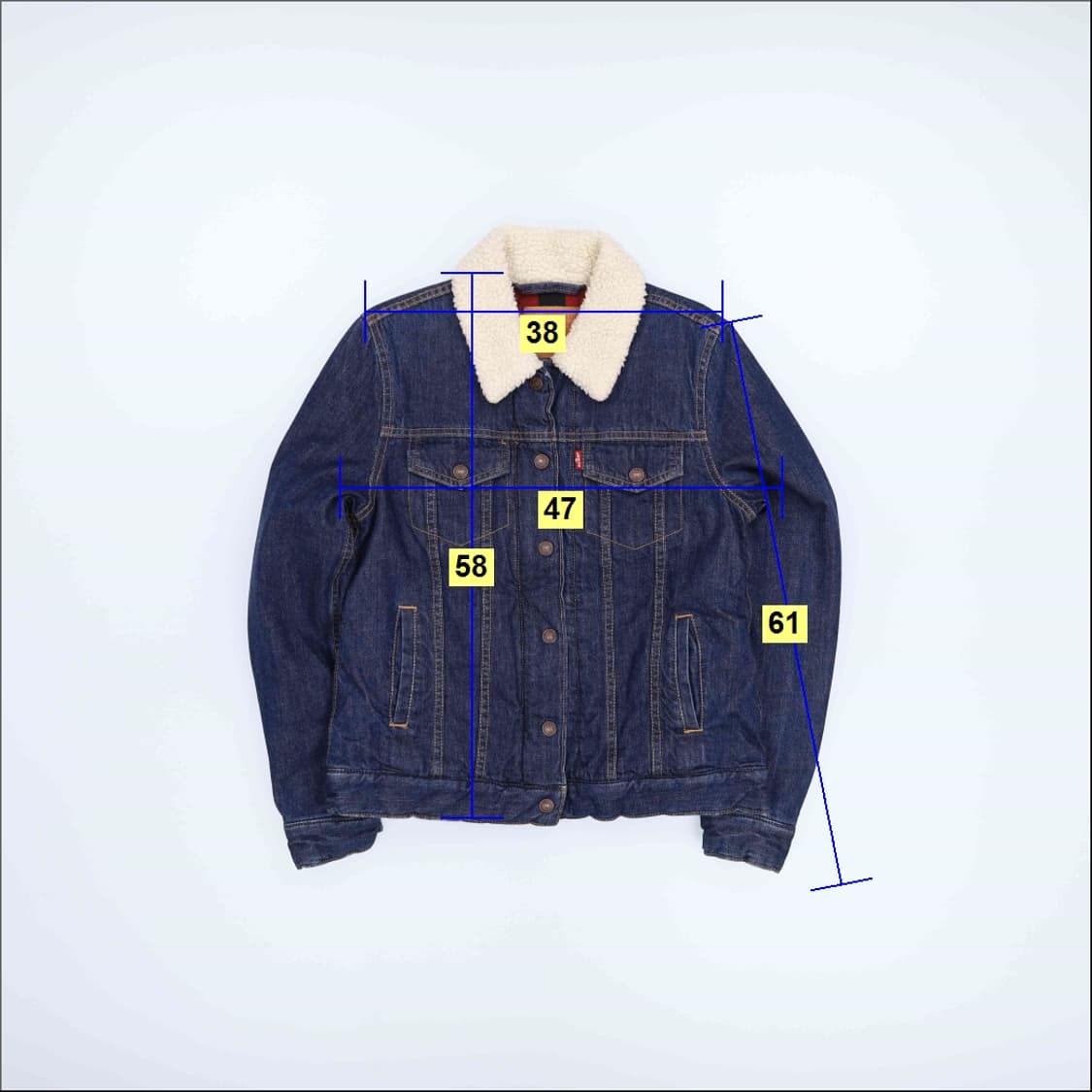 S 리바이스 구스다운 패딩 트러커 청 자켓 4214 상품이미지10