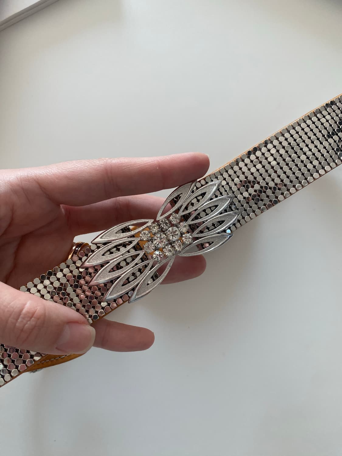 Y2k 빈티지 실버 메탈 벨트 상품이미지3