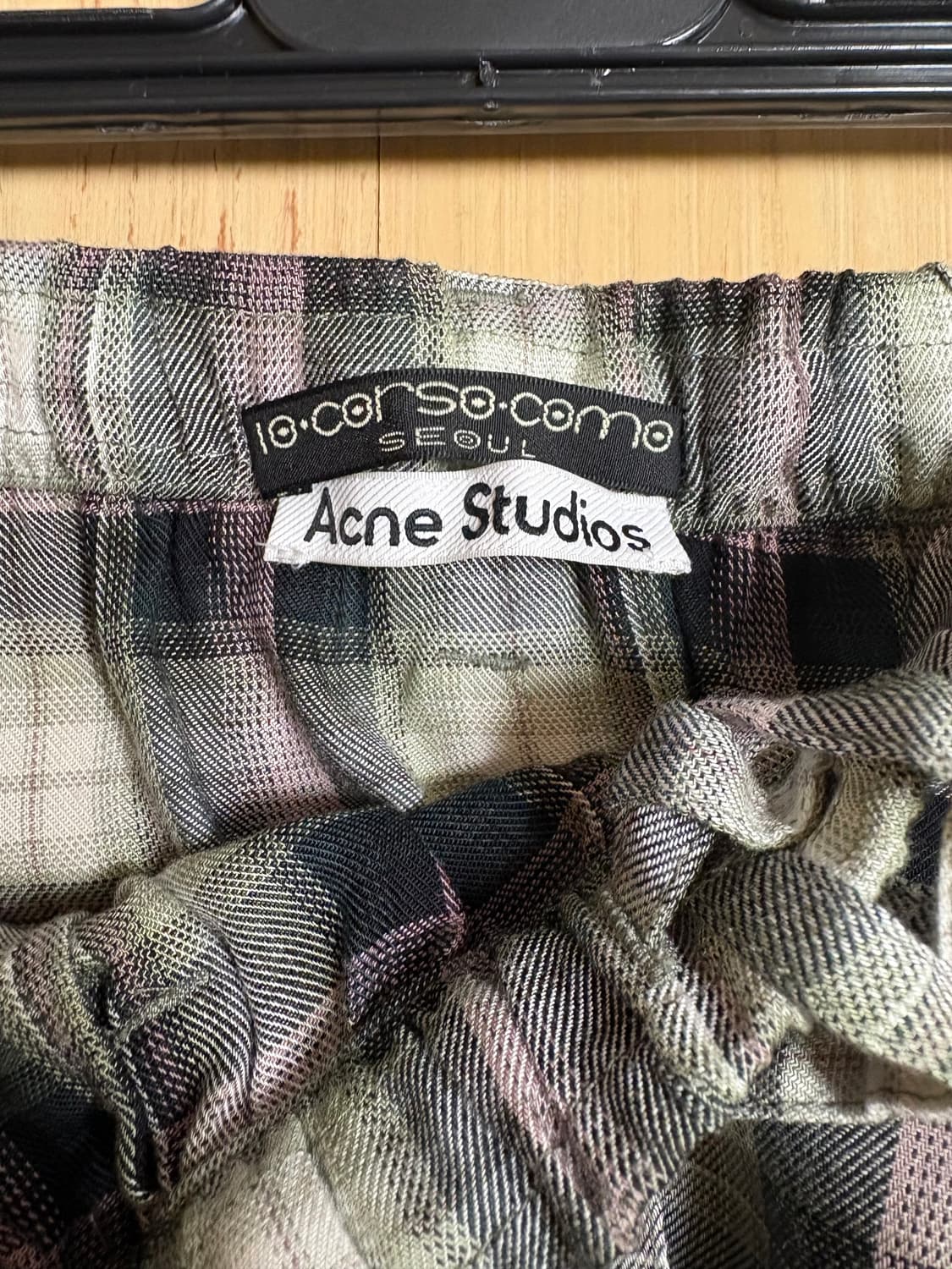 아크네 체크 미디스커트 상품이미지8