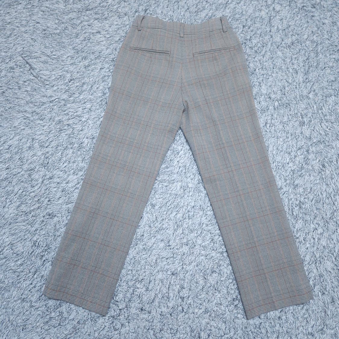 SJSJ) 61-90 와이드체크바지 춘추슬랙스 / 왕눈이샵 상품이미지5