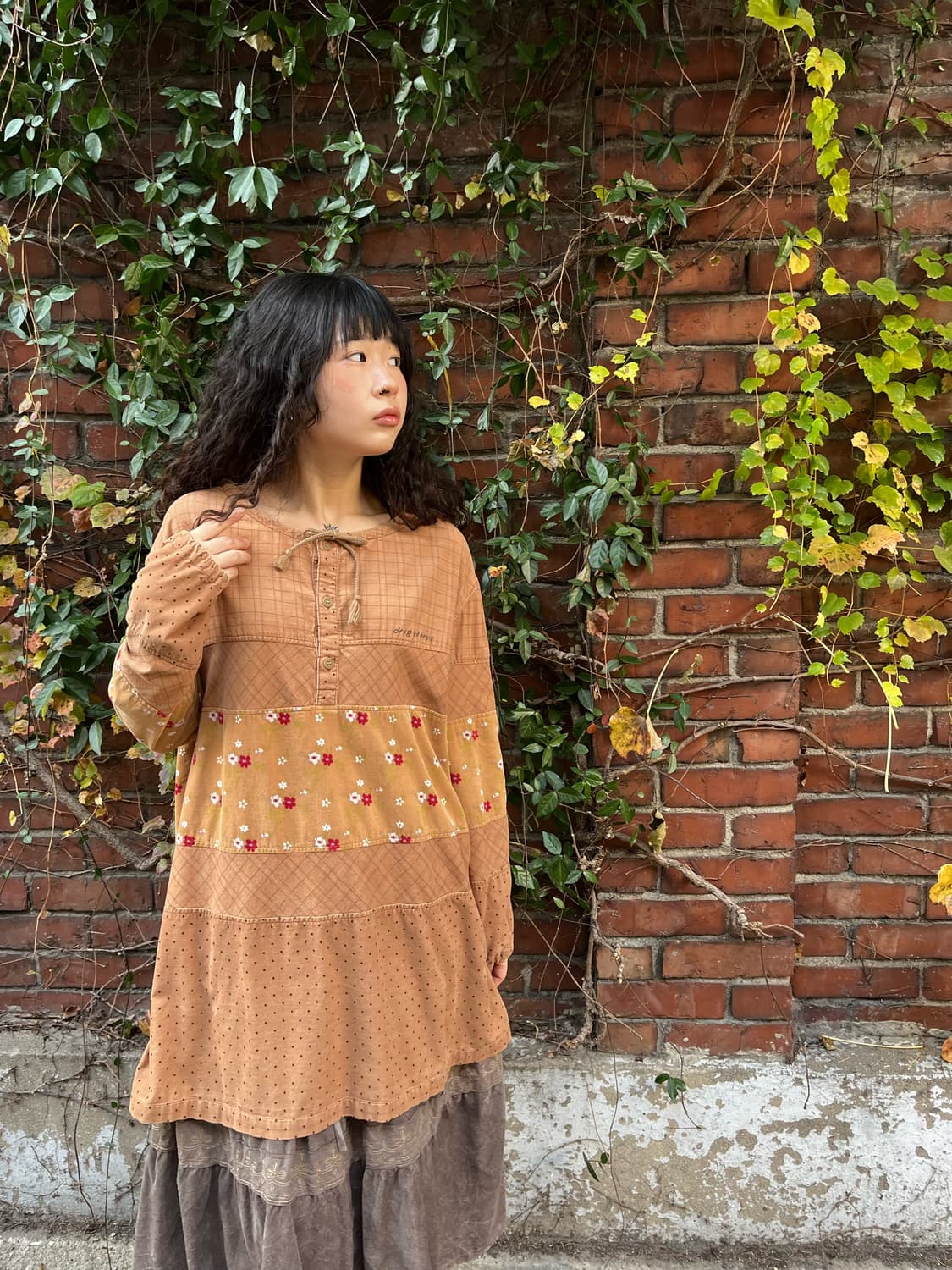 drugstores 코듀로이 패치 블라우스 상품이미지2