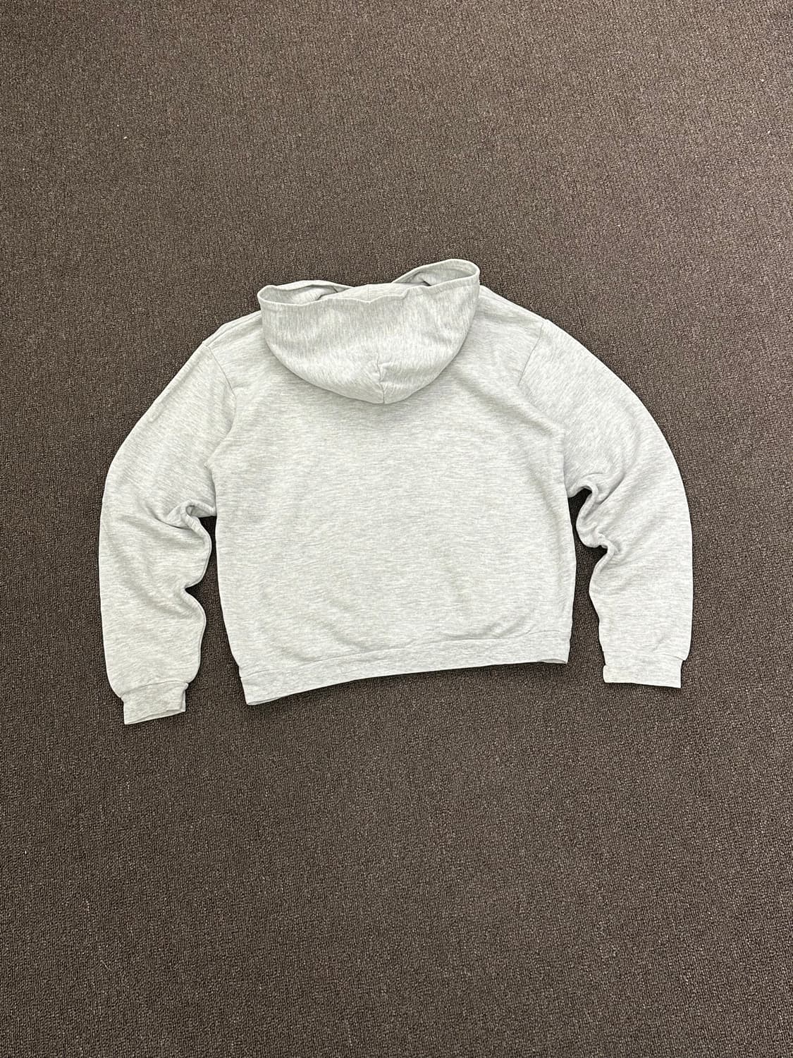 L)Nike 빈티지 센터 포켓 그레이 후디 상품이미지4