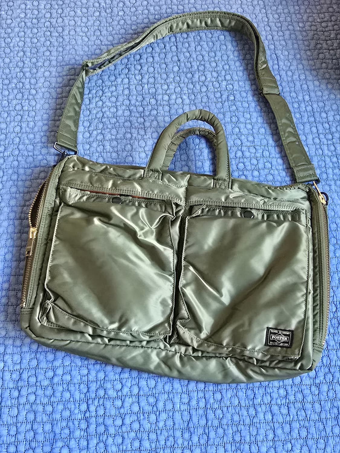 포터 탱커 2way 브리프케이스 세이지 그린 (622-77544 30) 상품이미지1