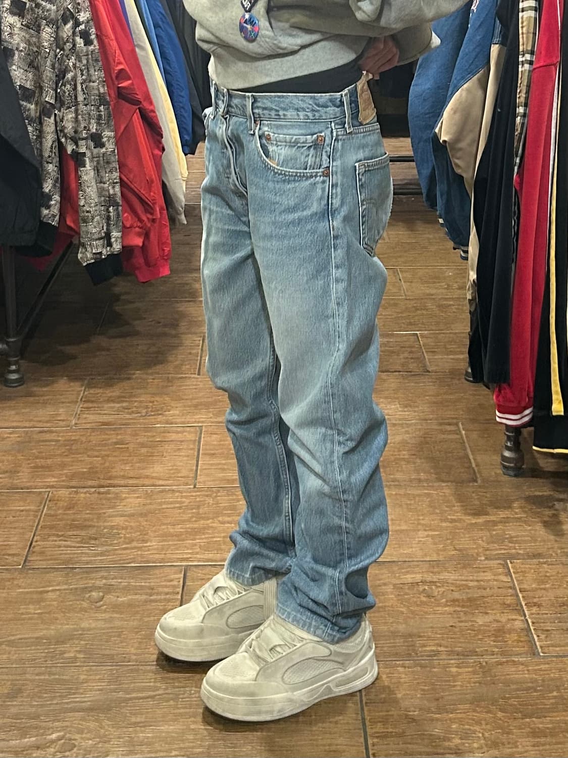 [HI] 리바이스 501 데님 연청 상품이미지4