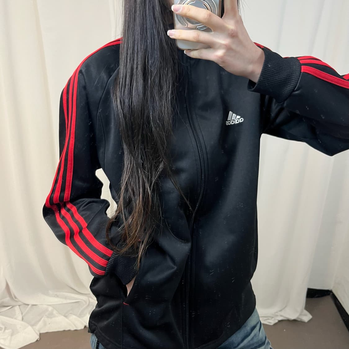 Adidas black red jersey 상품이미지3