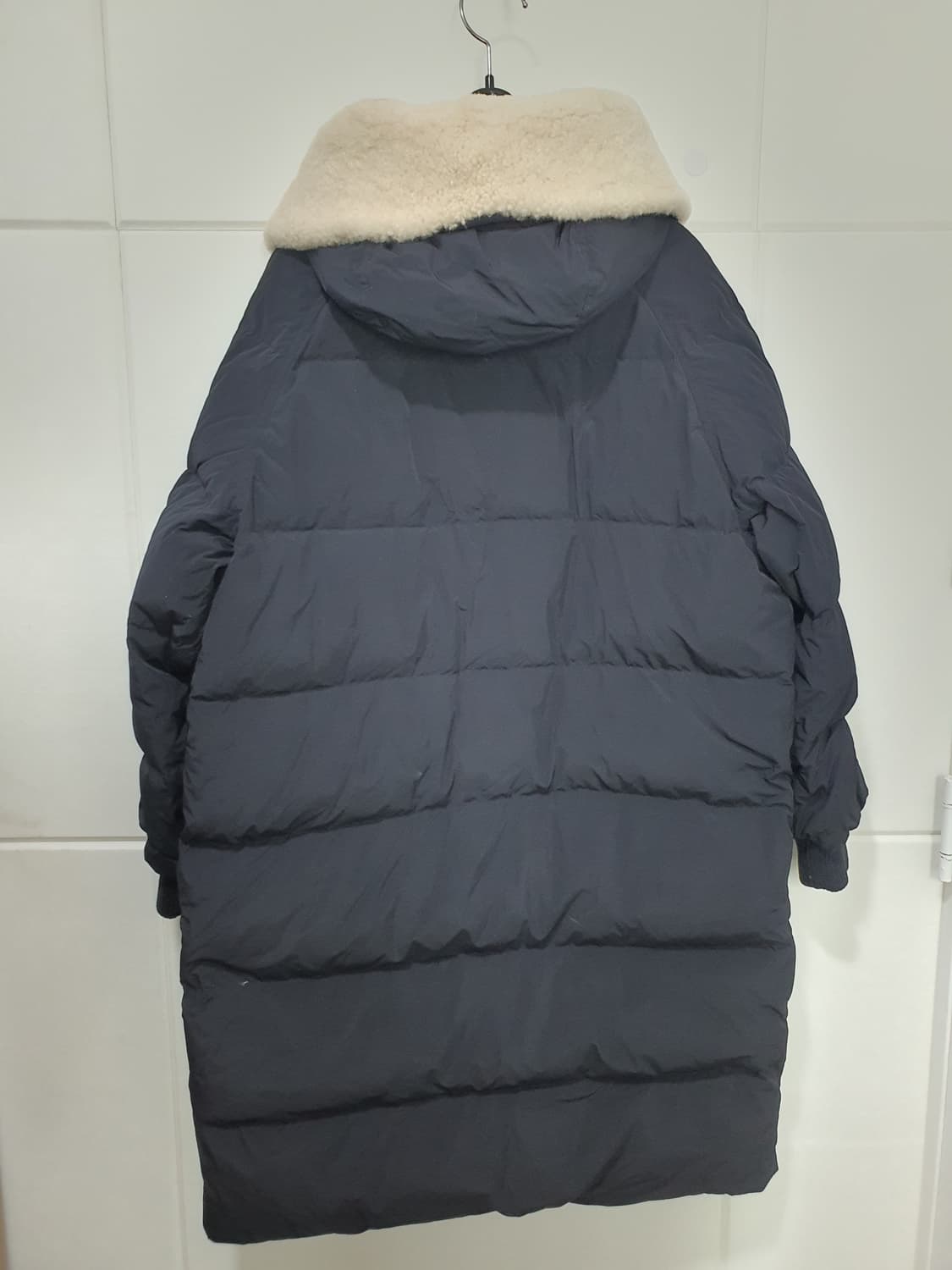 스튜디오톰보이 퍼카라 아웃포켓 롱 다운 점퍼 사이즈 55 상품이미지8