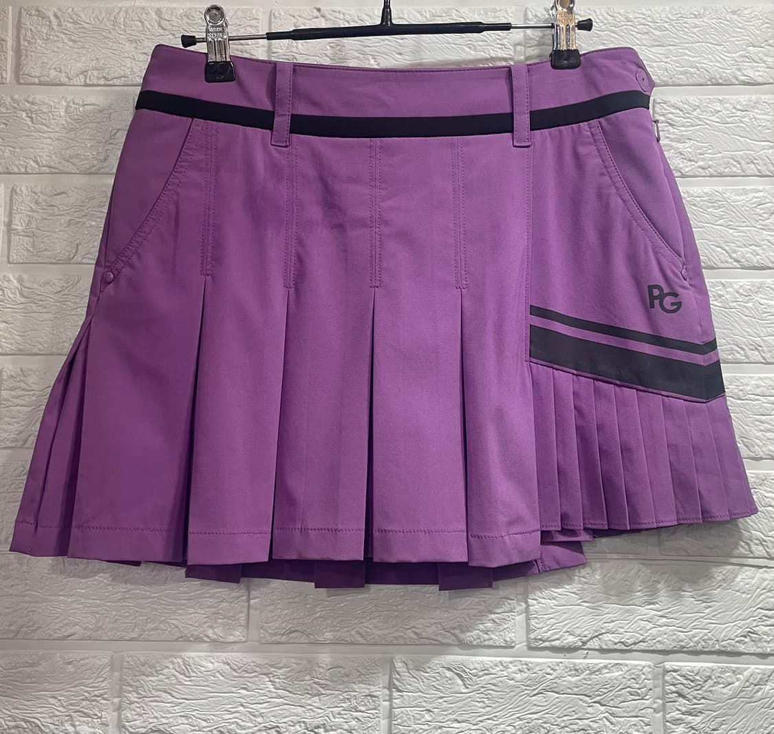 파리게이츠 플리츠 큐롯 골프스커트1 골프웨어하의 치마바지 상품이미지1