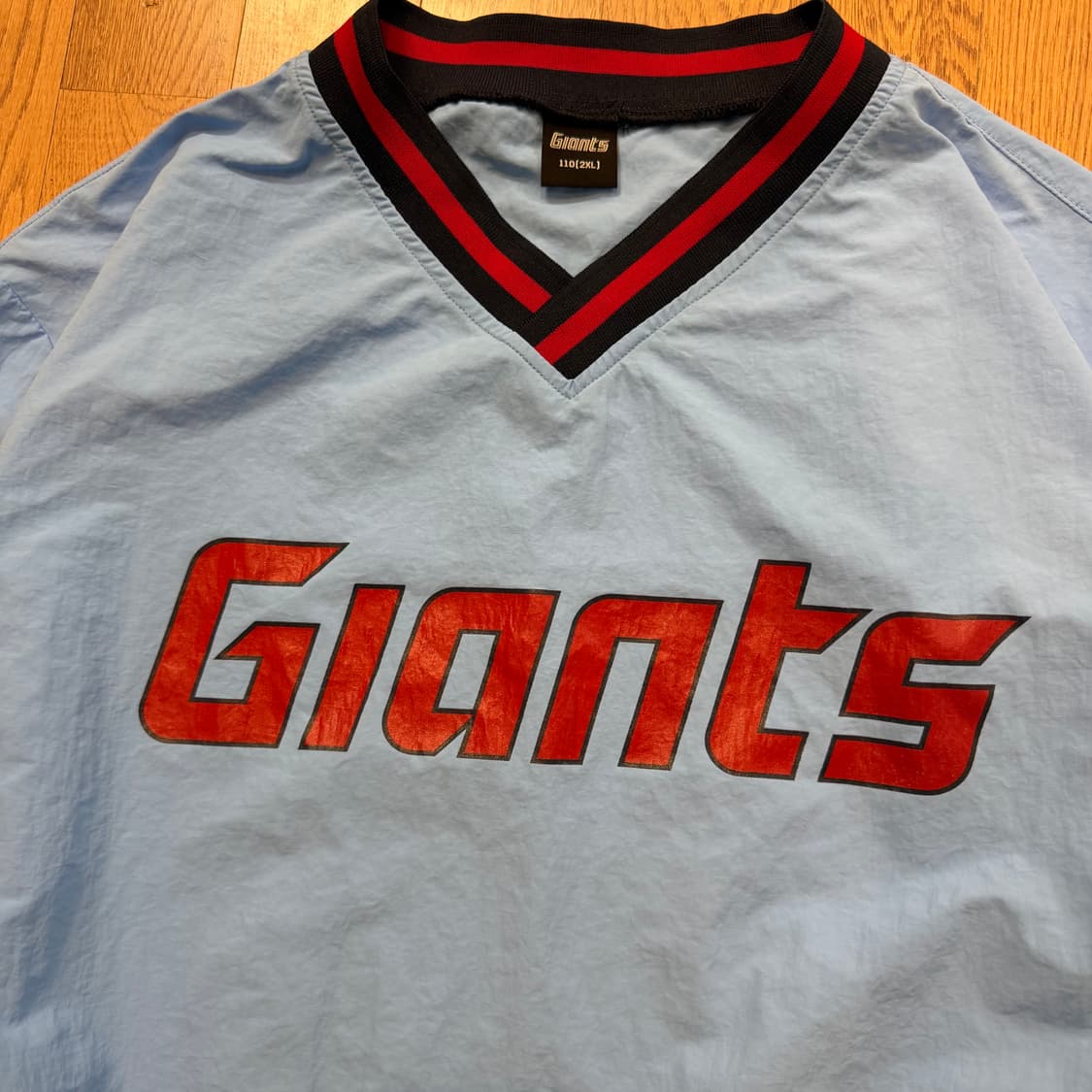 롯데 자이언츠 유니폼 바다 나일론 웜업  상품이미지2